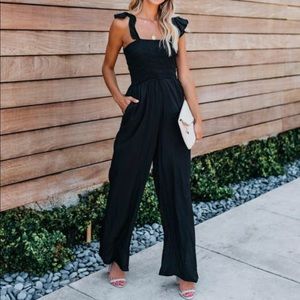 NWT Small Black Vici Collection Jumpsuit